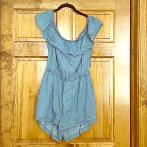 Express open Back Romper with Pockets